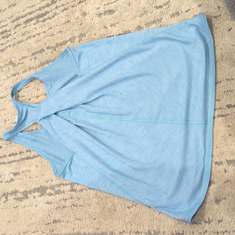 Lululemon Essential Tank Heathered Persian Blue - Picture 6 of 7